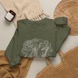 Surreal Bookish Sweatshirt, Book Boat Illusion Art Crewneck, Book Lover Gift, Reader Tee, Dark Academia Shirt