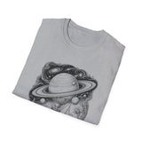 Surreal Space Shirt, Saturn Balloon Illusion Art Tee, Astronomy Tee, Space Lover Gift
