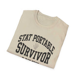 STAT Portable Survivor Shirt, Funny X-Ray Tech Shirt, Radiology Tech Gift, Rad Tech Week Tee, Radiologic Technologist