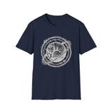Surreal Cat Shirt, Cat Planet Illusion Art Tee, Cat Lover Gift, Vintage Engraving Cat Tee