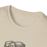 Surreal Hiker Shirt, Boot to Mountain Illusion Art Tee, Hiker Gift, Hiking Tee, Outdoor Lover Gift