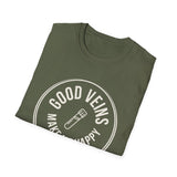 Good Veins Make Me Happy Shirt, Funny Phlebotomist Shirt, Phlebotomy Gift, Lab Tech Tee, Lab Week Gift
