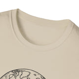 Surreal Dietitian Shirt, Apple to Globe Illusion Art Tee, Dietitian Gift, Nutrition Tee, RD Gift
