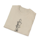Surreal Chess Club Shirt, King to Lighthouse Illusion Art Tee, Chess Player Gift, Chess Tee, Chess Lover Gift
