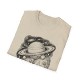 Surreal Space Shirt, Saturn Balloon Illusion Art Tee, Astronomy Tee, Space Lover Gift