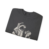 Surreal Mountain Sweatshirt, Faucet Waterfall Illusion Art Crewneck, Hiking Tee, Outdoor Lover Gift