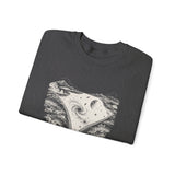 Surreal Space Sweatshirt, Zipper Galaxy Illusion Art Crewneck, Astronomy Tee, Space Lover Gift