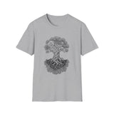 Surreal Forest Shirt, Mirror Tree Illusion Art Tee, Wildlife Nature Tee, Outdoor Lover Gift