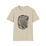 Surreal Forest Shirt, Forest Owl Illusion Art Tee, Wildlife Nature Tee, Outdoor Lover Gift