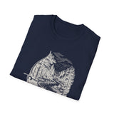 Surreal Combat Archery Shirt, Bow to River Bend Illusion Art Tee, Archery Gift, Archer Tee, Combat Archery Gift
