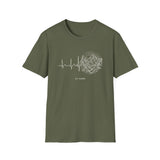 Surreal ICU Nurse Shirt, Monitor to Mountains Illusion Art Tee, ICU Nurse Gift, Critical Care Nurse Tee, Nurse Week Gift