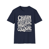 Chain Grease Cologne Shirt, Funny Cyclist Shirt, Cyclist Gift, Bike Tee, Cycling Lover Gift