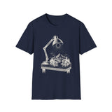 Surreal Fantasy Shirt, Desk Lamp Sun Illusion Art Tee, Whimsical Dreamer Tee, Fantasy Lover Gift