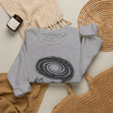 Surreal Cat Sweatshirt, Yarn Galaxy Illusion Art Crewneck, Cat Lover Gift, Vintage Engraving Cat Tee