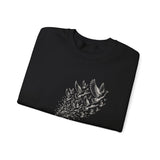 Surreal Firefighter Sweatshirt, Fire Hose Doves Illusion Art Crewneck, Firefighter Gift, Vintage Engraving Tee
