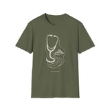 Surreal ER Nurse Shirt, Stethoscope to Road Illusion Art Tee, ER Nurse Gift, Emergency Nurse Tee, Nurse Week Gift