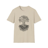 Surreal Forest Shirt, Mirror Tree Illusion Art Tee, Wildlife Nature Tee, Outdoor Lover Gift