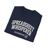 Spreadsheet Whisperer Shirt, Funny Accountant Shirt, Accountant Gift, CPA Tee, Tax Season Gift