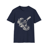 Surreal Chef Shirt, Lemon Sunrise Illusion Art Tee, Chef Gift, Vintage Engraving Tee