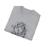 Surreal Garden Shirt, Rose Staircase Illusion Art Tee, Gardener Gift, Botanical Plant Tee