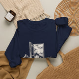 Surreal Ocean Sweatshirt, Desert Door Ocean Illusion Art Crewneck, Sailing Tee, Ocean Lover Gift