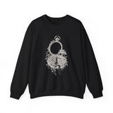 Surreal Garden Sweatshirt, Pocket Watch Garden Illusion Art Crewneck, Gardener Gift, Botanical Plant Tee