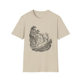 Surreal Celestial Shirt, Moon Lantern Illusion Art Tee, Moon Phase Tee, Mystical Witchy Gift