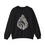 Surreal Ocean Sweatshirt, Seashell City Illusion Art Crewneck, Sailing Tee, Ocean Lover Gift