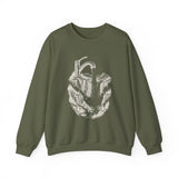 Surreal Mountain Sweatshirt, Faucet Waterfall Illusion Art Crewneck, Hiking Tee, Outdoor Lover Gift