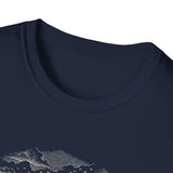 Surreal Runner Shirt, Track to River Illusion Art Tee, Runner Gift, Running Tee, Marathon Gift