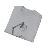Surreal Fantasy Shirt, Desk Lamp Sun Illusion Art Tee, Whimsical Dreamer Tee, Fantasy Lover Gift