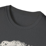 Surreal Celestial Shirt, Milky Way Teapot Illusion Art Tee, Moon Phase Tee, Mystical Witchy Gift