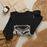 Surreal Travel Sweatshirt, Suitcase Valley Illusion Art Crewneck, Adventure Gift, Wanderlust Tee