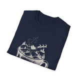 Surreal Christmas Shirt, Hot Cocoa Hills Illusion Art Tee, Christmas Gift, Winter Holiday Tee