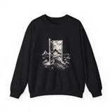 Surreal Ocean Sweatshirt, Desert Door Ocean Illusion Art Crewneck, Sailing Tee, Ocean Lover Gift