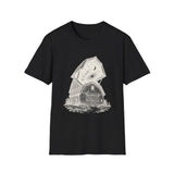 Surreal Farmer Shirt, Starry Barn Illusion Art Tee, Farmer Gift, Farm Tee, Vintage Engraving Tee