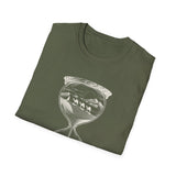 Surreal Travel Shirt, Hourglass Desert Ocean Illusion Art Tee, Adventure Gift, Wanderlust Tee