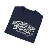 Resistance Band Enthusiast Shirt, Funny Physical Therapy Shirt, PT Gift, Physical Therapist Tee, Rehab Team Gift