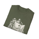 Surreal Christmas Shirt, Gift Box Forest Door Illusion Art Tee, Christmas Gift, Winter Holiday Tee