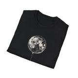 Surreal Celestial Shirt, Moon Balloon Illusion Art Tee, Moon Phase Tee, Mystical Witchy Gift