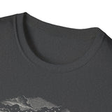 Surreal Runner Shirt, Track to River Illusion Art Tee, Runner Gift, Running Tee, Marathon Gift