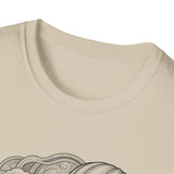 Surreal Coffee Shirt, Coffee Balloons Illusion Art Tee, Coffee Lover Gift, Vintage Engraving Tee