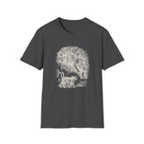 Surreal Cat Shirt, Shadow Tiger Illusion Art Tee, Cat Lover Gift, Vintage Engraving Cat Tee
