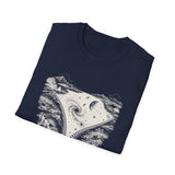 Surreal Space Shirt, Zipper Galaxy Illusion Art Tee, Astronomy Tee, Space Lover Gift