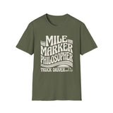 Mile Marker Philosopher Shirt, Funny Truck Driver Shirt, Trucker Gift, Truck Driver Tee, CDL Driver Gift
