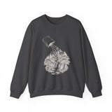 Surreal Garden Sweatshirt, Seed Packet Forest Illusion Art Crewneck, Gardener Gift, Botanical Plant Tee