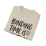Binding Time Is Me Time Shirt, Funny Quilter Shirt, Quilter Gift, Quilting Tee, Sewing Lover Gift