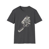 Surreal Teacher Shirt, Pencil Road Schoolhouse Illusion Art Tee, Teacher Gift, Vintage Engraving Tee