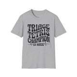 Triage Tetris Champion Shirt, Funny ER Nurse Shirt, ER Nurse Gift, Emergency Nurse Tee, Nurse Week Gift