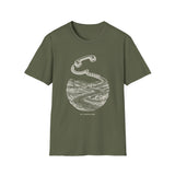 Surreal 911 Dispatcher Shirt, Phone Cord to River Illusion Art Tee, Dispatcher Gift, 911 Dispatcher Tee, Telecommunicator Gift